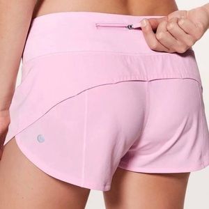 Lululemon Speed Up Shorts in Pearl Pink size 4